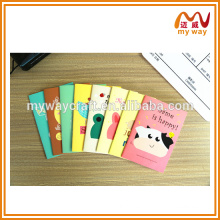 Cute animals cover notebook, school supplies wholesale